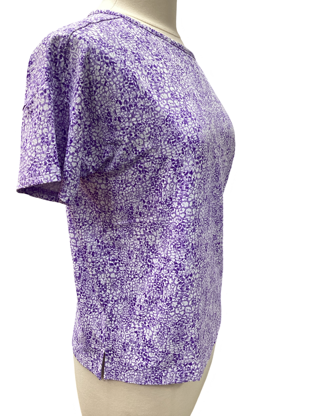 IBKUL Purple Print Short Pajama Set- Small