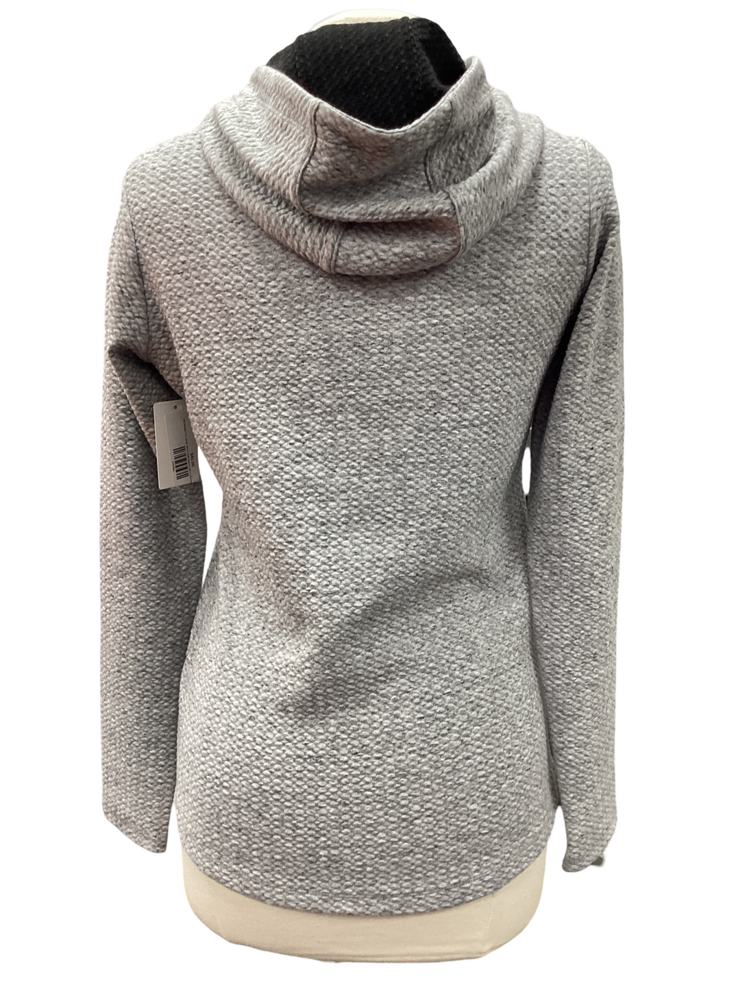 IBKUL Solid Popcorn Stitch Grey Hoodie- Small