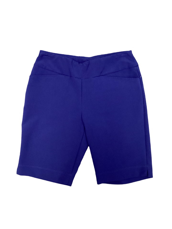 IBKUL Stain Resistant Solid Womens Shorts- Size 4