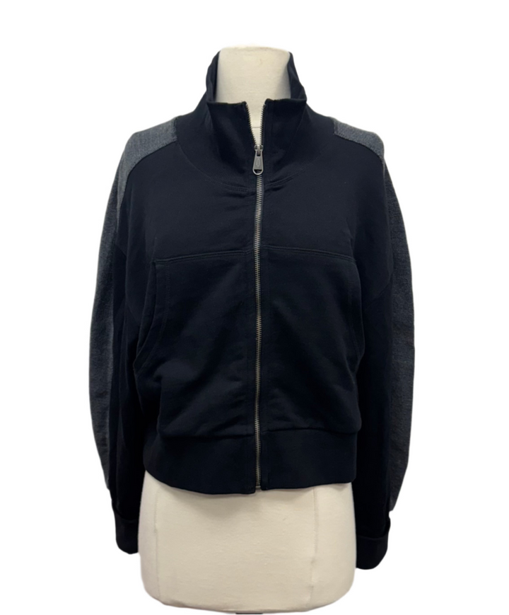 FP Movement Women's High Jump Zip Up Jacket - Black - X-Small - Skorzie