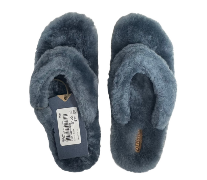 OluKai Ladies Kīpe'a Heu Slippers - Storm - Skorzie