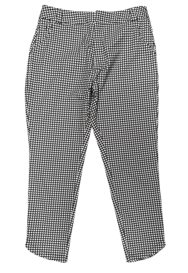 Peter Millar Dynamite Karlie Pants - Black/White - Size 10 - Skorzie