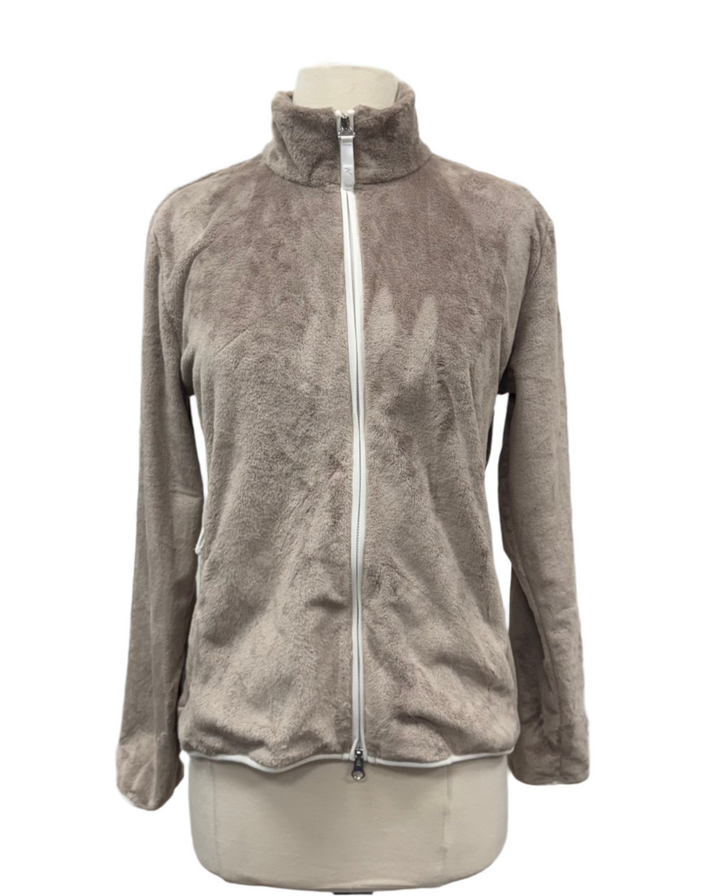Chervo Puerta Zip Up Jacket - Dove Brown - Small/6 - Skorzie