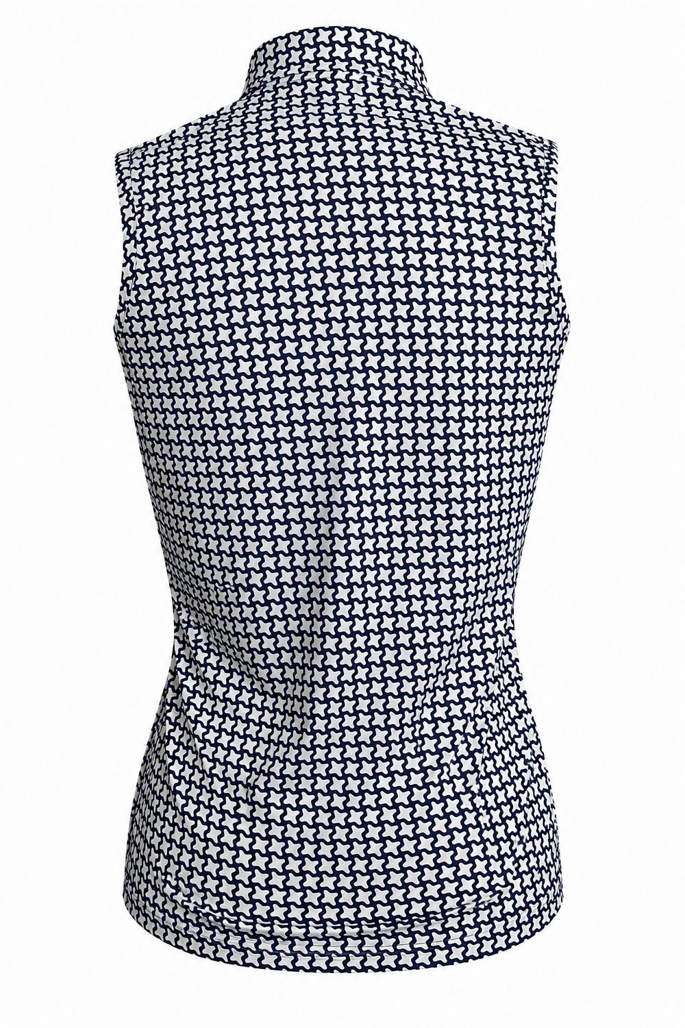 GGblue Elina Ice Sleeveless- Navy Houndstooth- Medium - Skorzie