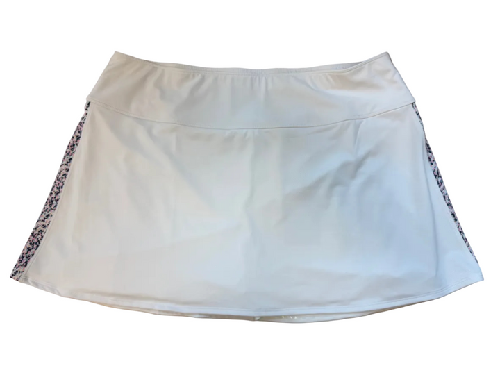 Zero Restriction Susie Skort (15") - White/Charm - XL - Skorzie