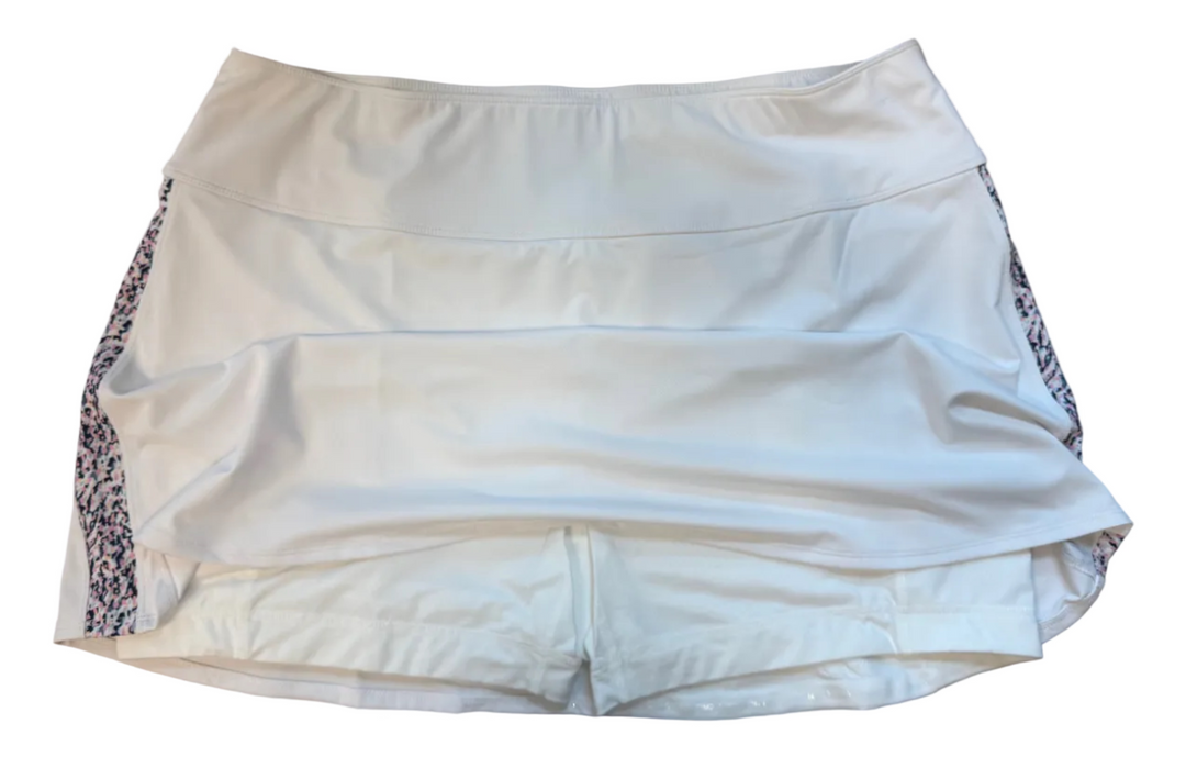 Zero Restriction Susie Skort (15") - White/Charm - XL - Skorzie