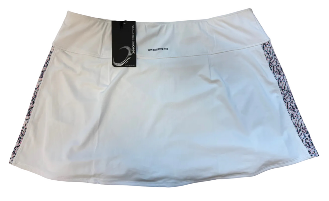 Zero Restriction Susie Skort (15") - White/Charm - XL - Skorzie
