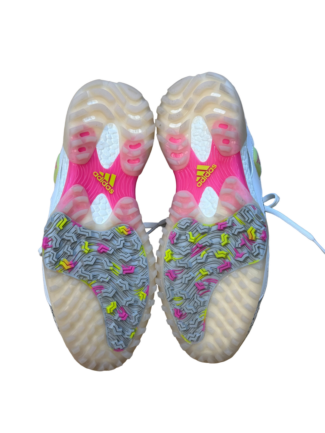 Adidas Women's CodeChaos21 Spikeless Golf Shoe - Gray/Pink - Size 8.5 - Skorzie