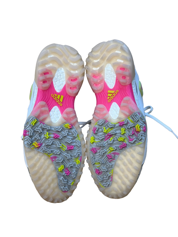 Adidas Women's CodeChaos21 Spikeless Golf Shoe - Gray/Pink - Size 8.5 - Skorzie