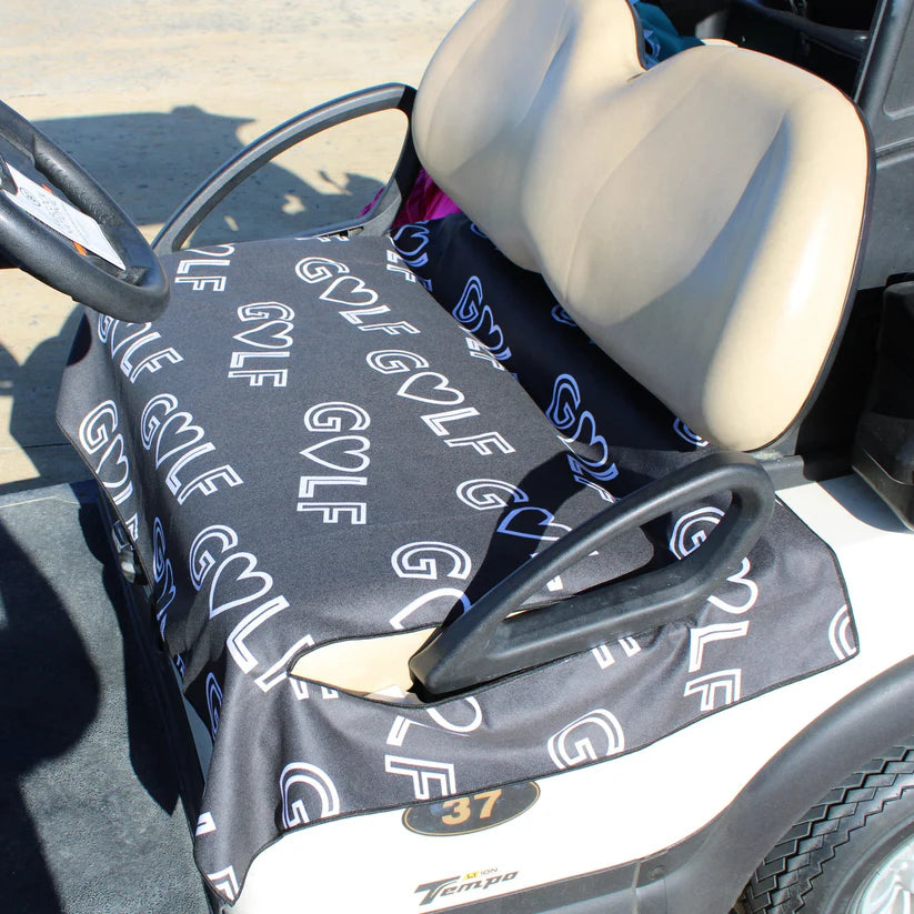 Best of Golf America Double Sided Golf Cart Seat Cover - Ball & Tee / Golf - Skorzie