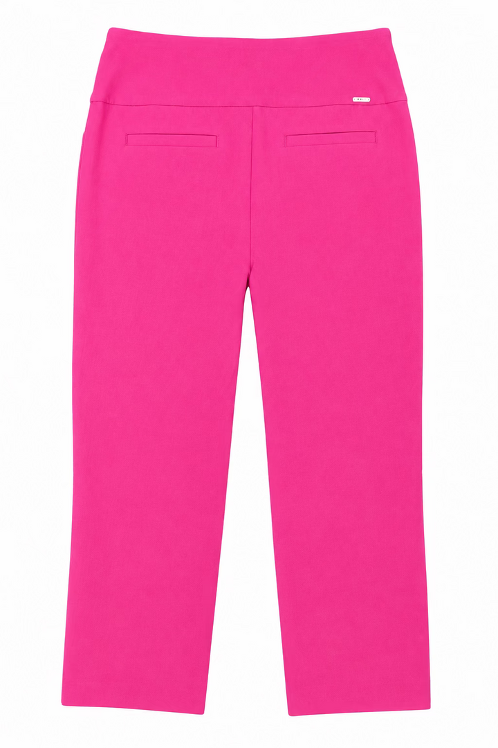 Swing Control Techno Stretch Solid Crop Pant - Beetroot Purple - Size 6 - Skorzie