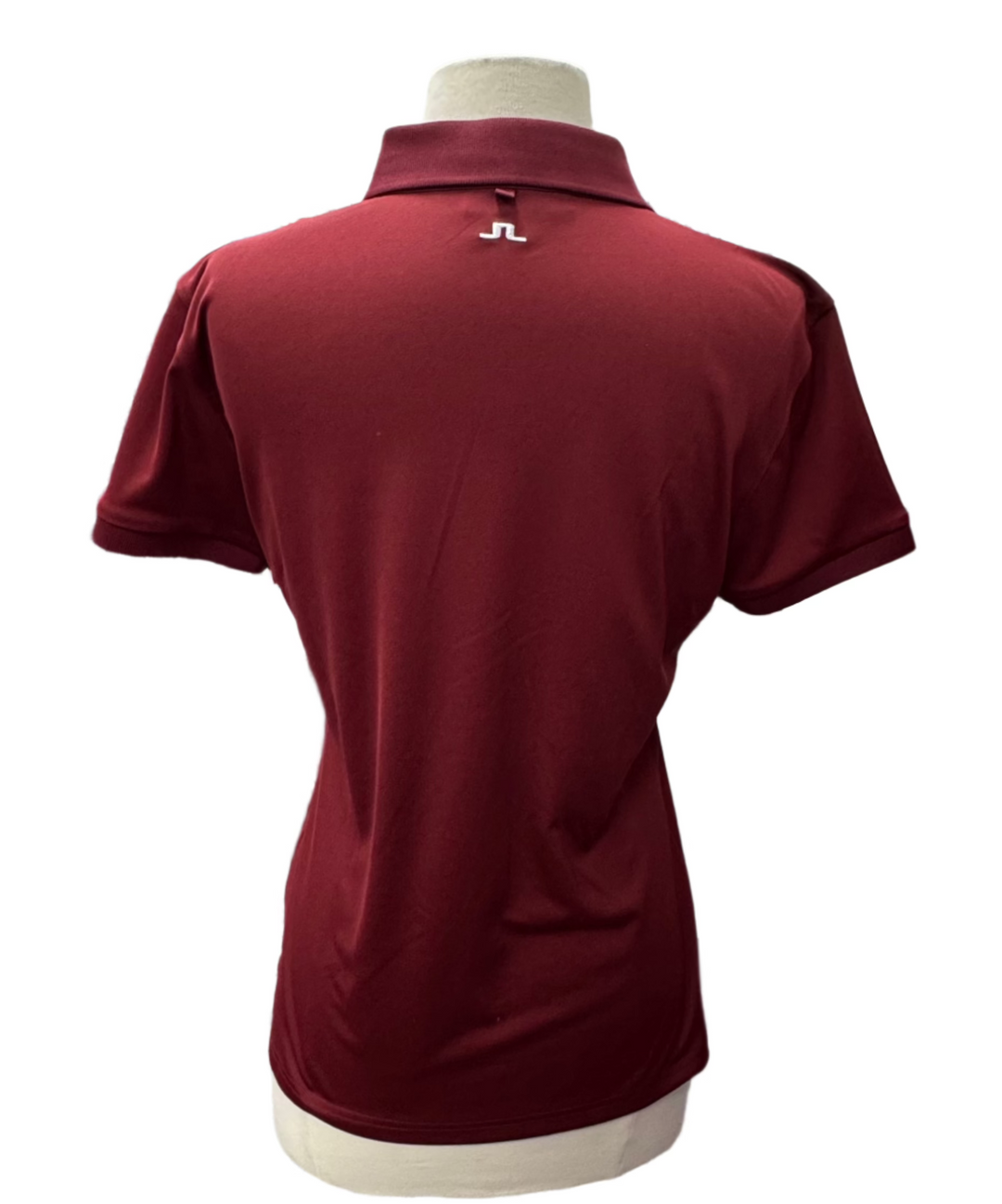 J.Lindeberg Tour Tech Polo - Maroon - Medium - Skorzie