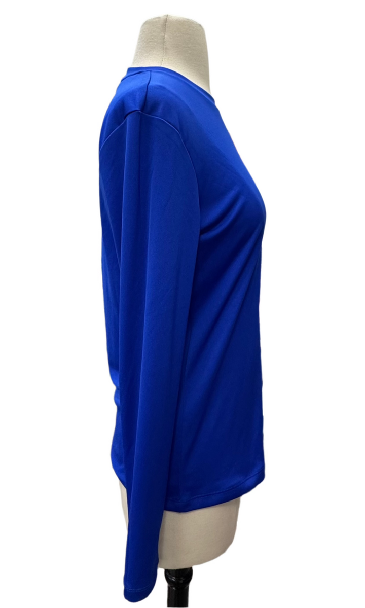 J.Lindeberg Ada Long-Sleeve T-shirt - Club Blue - Medium - Skorzie