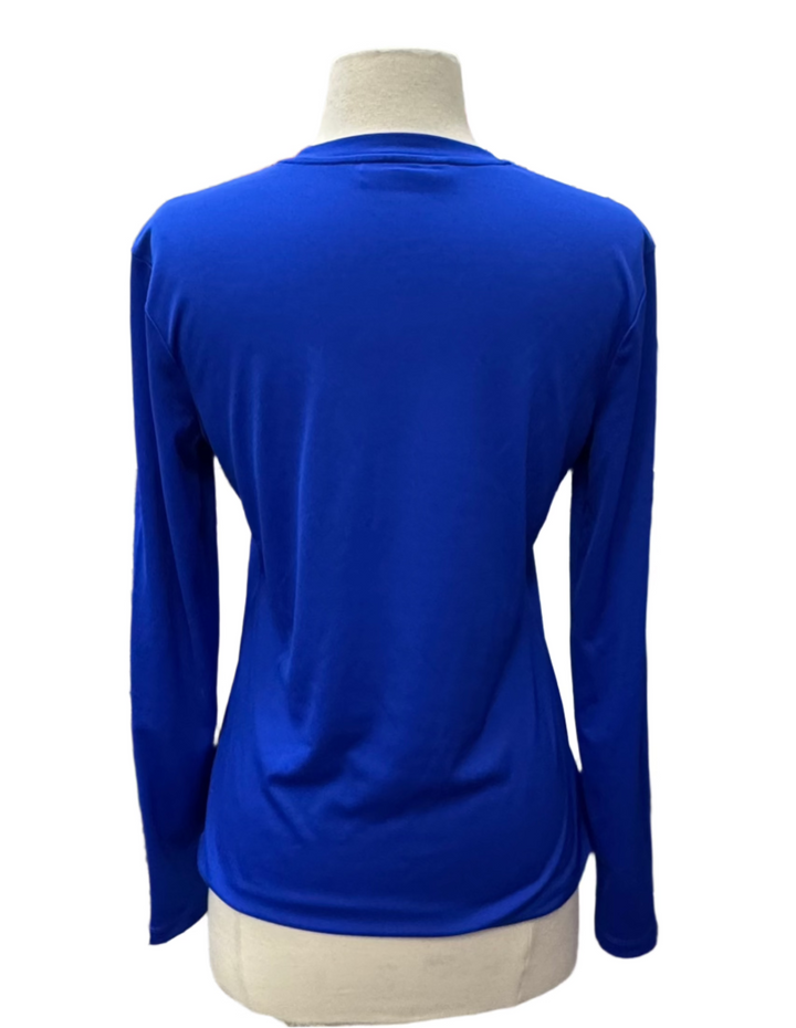 J.Lindeberg Ada Long-Sleeve T-shirt - Club Blue - Medium - Skorzie
