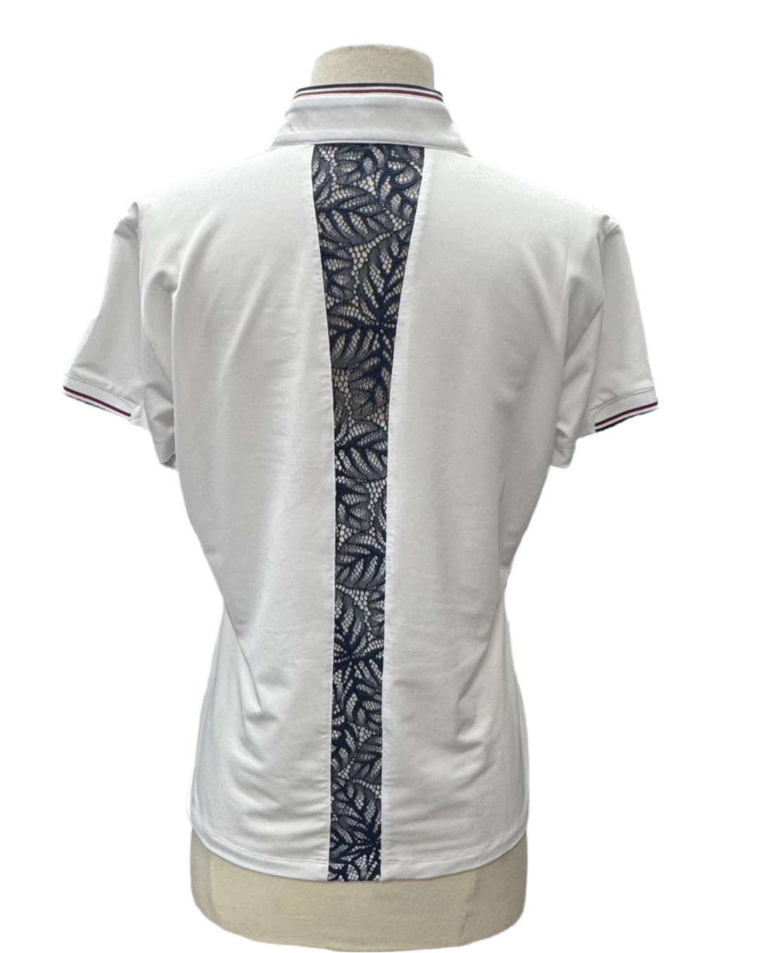 Greg Norman Gibson Color Blocked Golf Polo - White - Medium - Skorzie