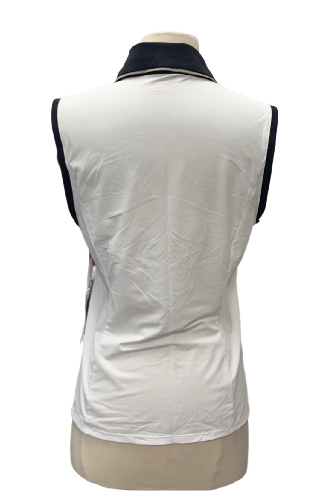 Kinona Sleeveless Polo - White - Small - Skorzie