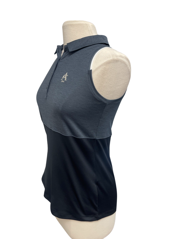 Under Armour Playoff Sleeveless Polo - Grey/Black - Small - Skorzie