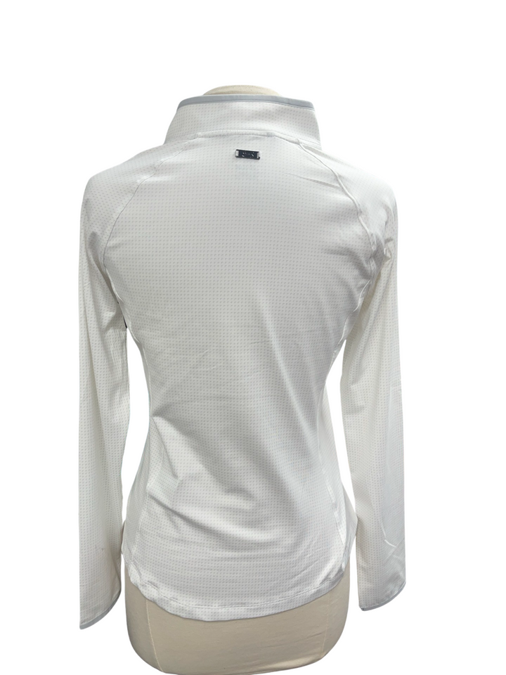 Under Armour Longsleeve Mock Neck - White - Skorzie