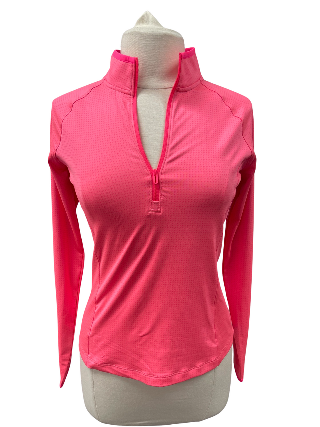 Under Armour Longsleeve Mock Neck - Neon Pink - Skorzie