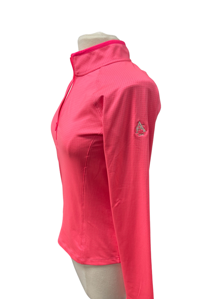 Under Armour Longsleeve Mock Neck - Neon Pink - Skorzie