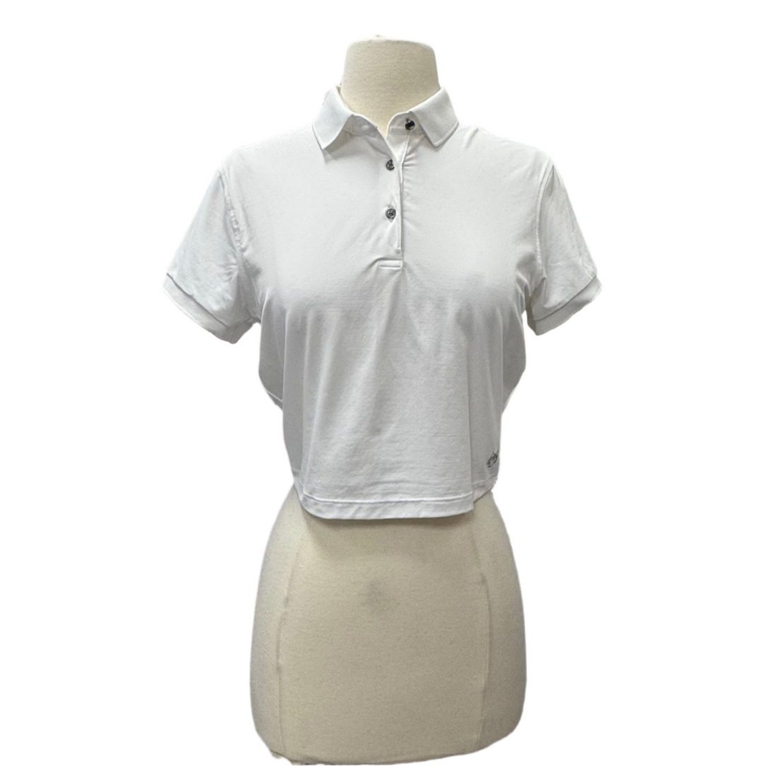 Greyson Cropped Scarlett Polo - Arctic - Small - Skorzie