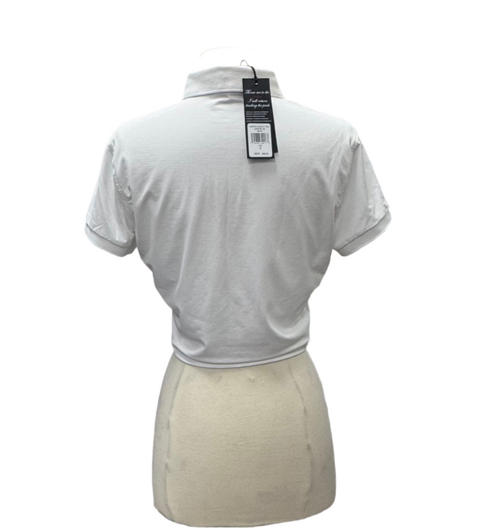 Greyson Cropped Scarlett Polo - Arctic - Small - Skorzie