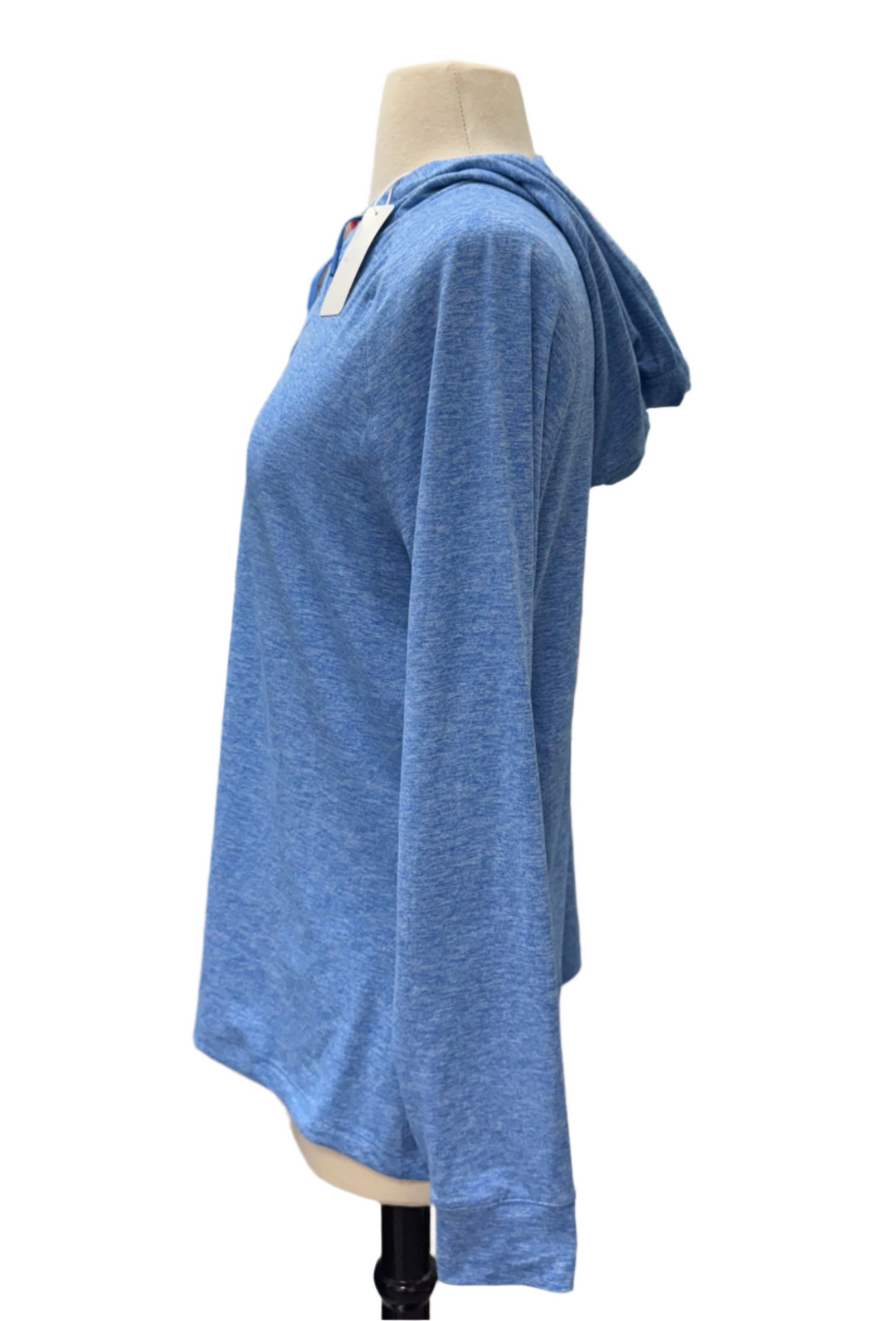 Greg Norman Isabella Hoodie - Aegean Blue Heather - Medium - Skorzie