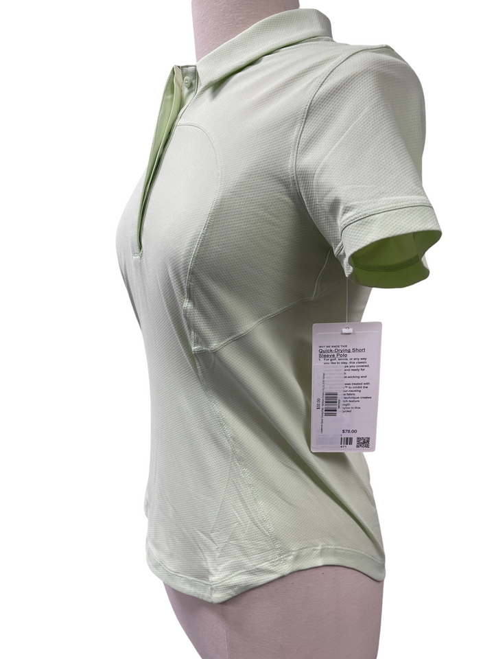 Lululemon Quick Drying Polo - Kohlrabi Green - Skorzie