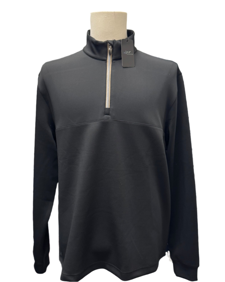 Greg Norman Quarter Zip Jacket - Black - Large - Skorzie