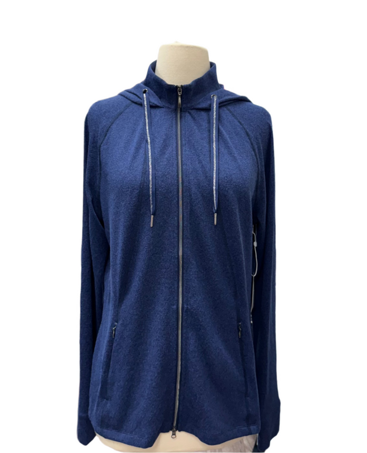 Greg Norman Essentials Hoodie - Marina Heather - Medium - Skorzie