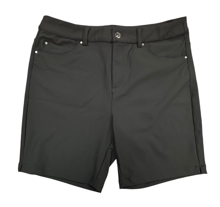 Greg Norman Woman's 7" Stretch Short - Black - Skorzie