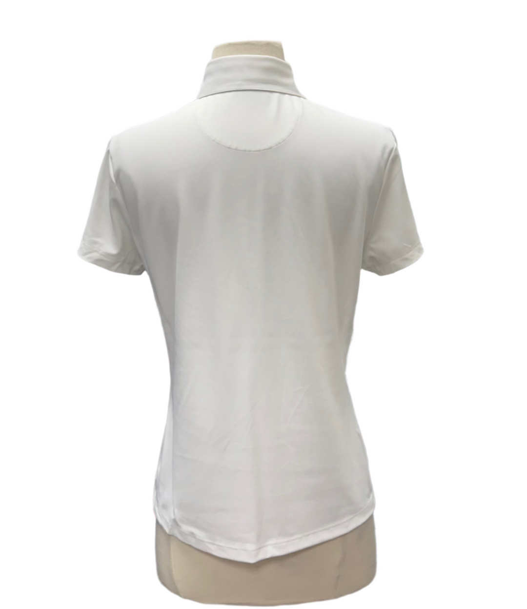 Greg Norman Pearl Studded Polo - White - Medium - Skorzie