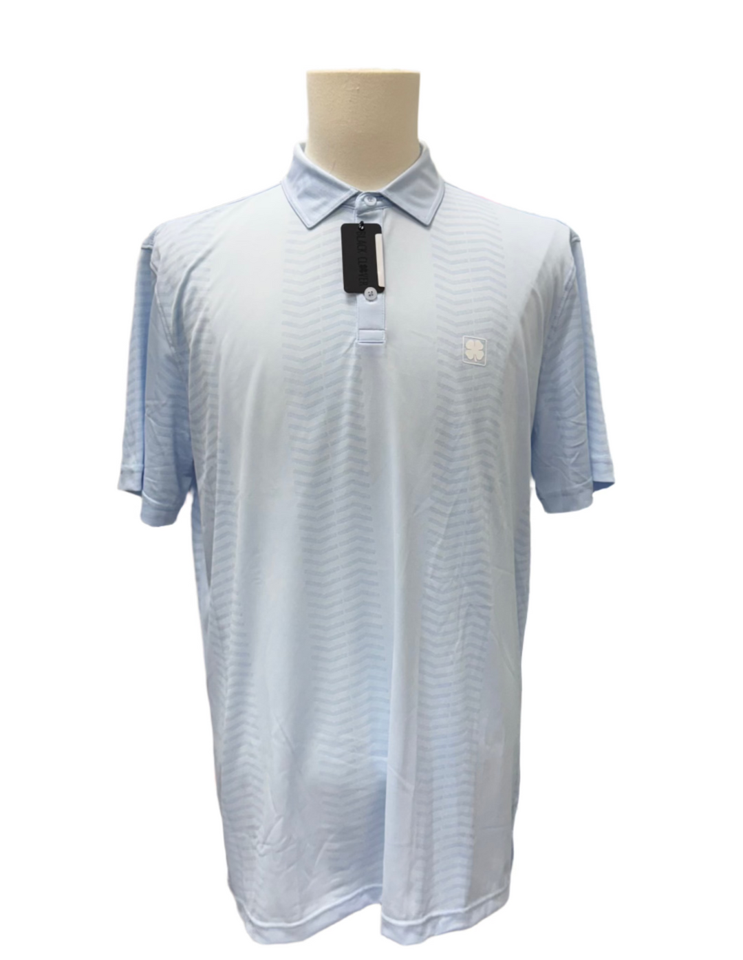 Black Clover Men's Barney Polo - Ice Blue - Large - Skorzie