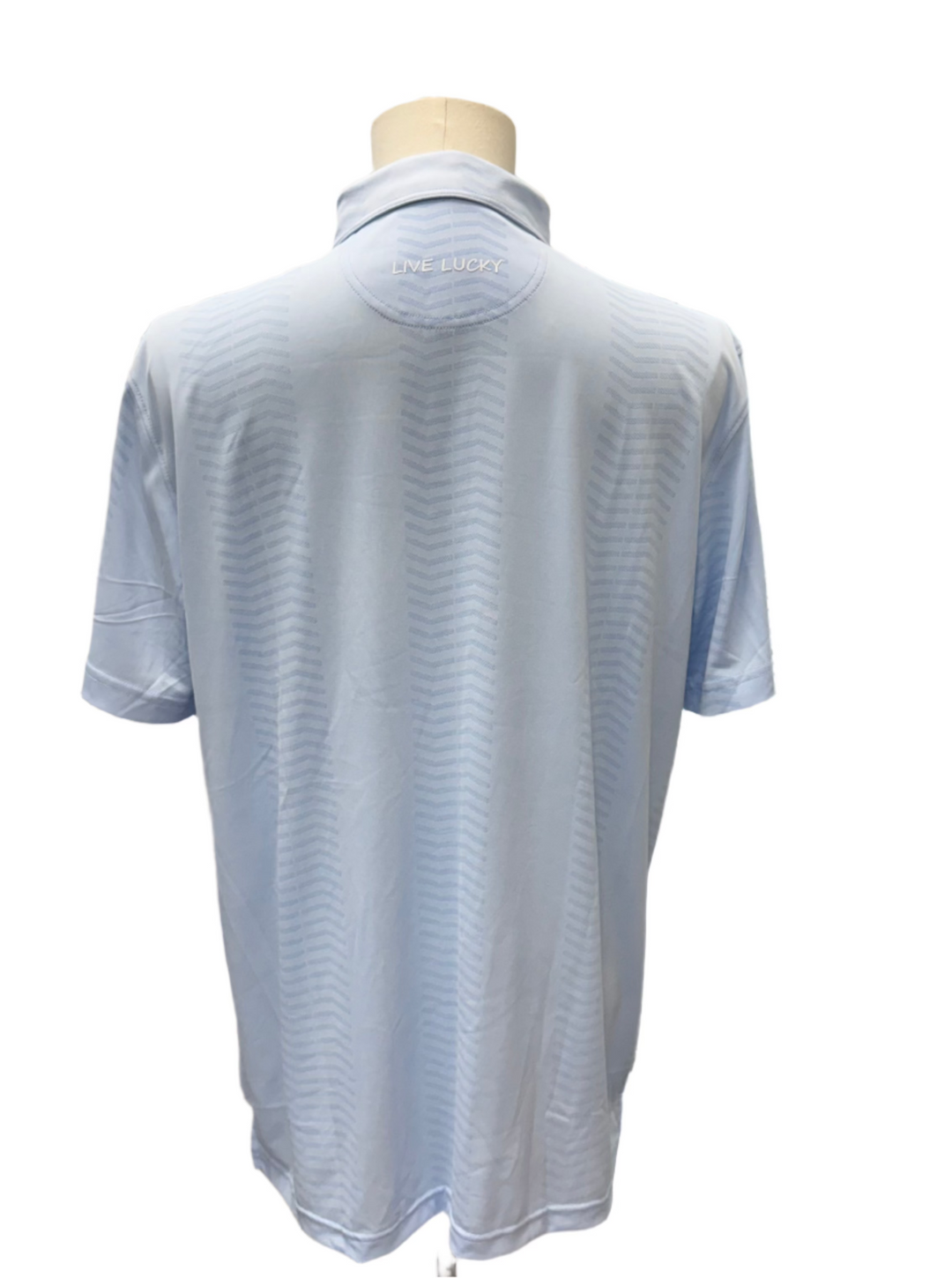 Black Clover Men's Barney Polo - Ice Blue - Large - Skorzie