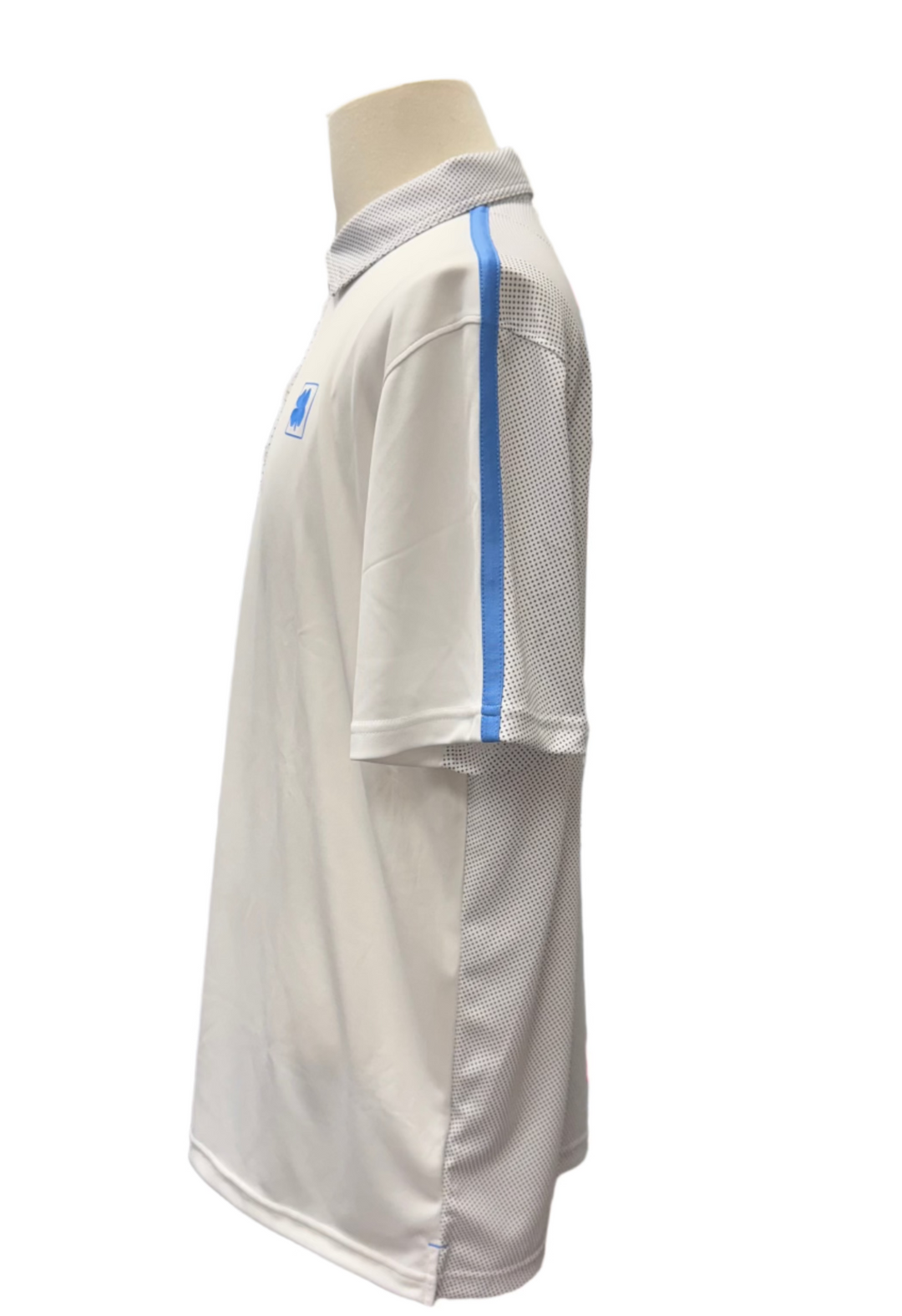 Black Clover Men's Jordan Polo - White/Light Grey - Large - Skorzie