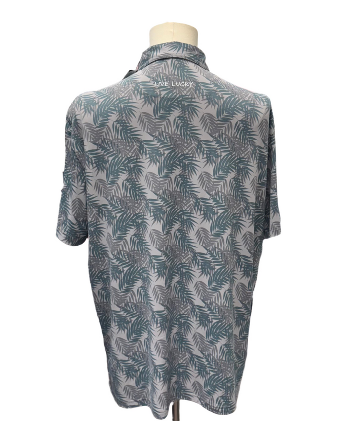 Black Clover Men's Presley Polo - Grey - Large - Skorzie