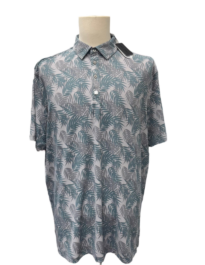 Black Clover Men's Presley Polo - Grey - Large - Skorzie