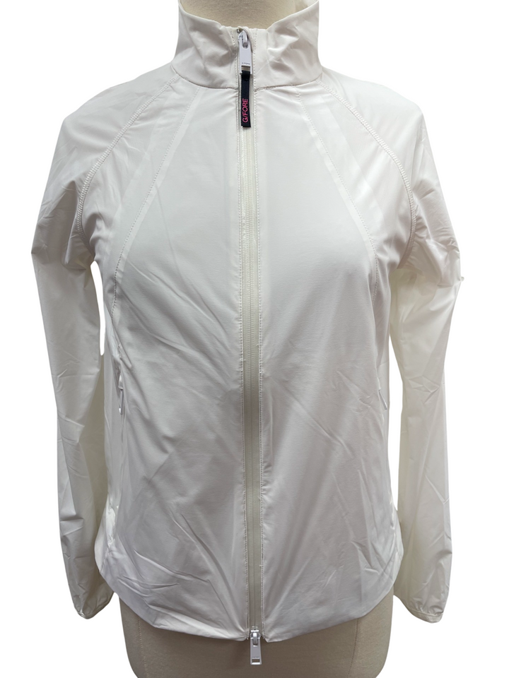 G/FORE Whisper Stretch Woven Jacket - Snow, Size Small