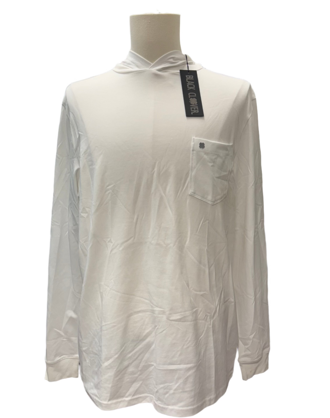 Black Clover Men's Luxe T Hoodie - White - Large - Skorzie