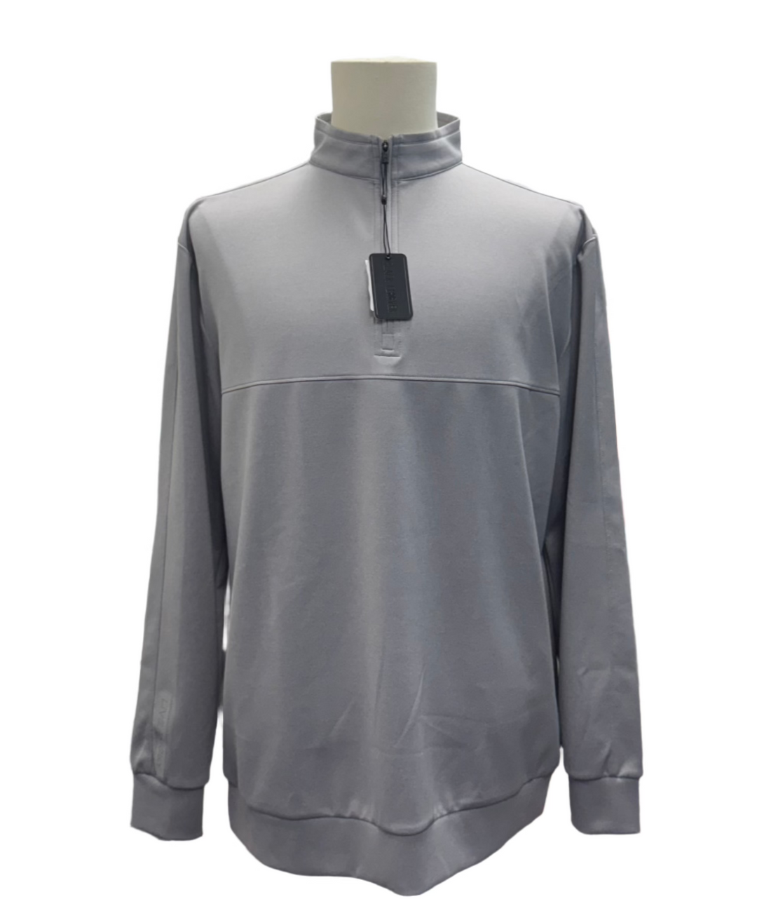 Black Clover Men's Cross Q Zip Hoodie - Light Grey - Large - Skorzie