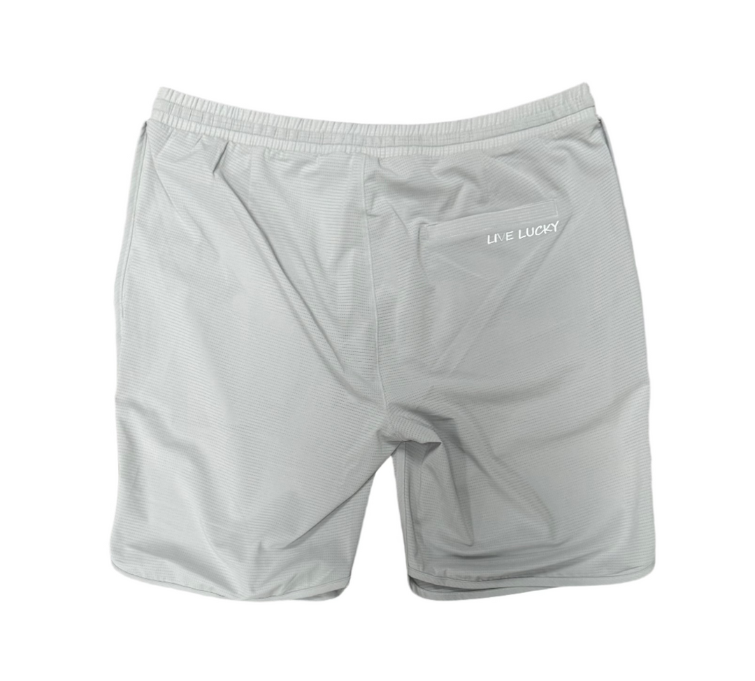 Black Clover Men's Maximus Shorts - Light Grey - Large - Skorzie