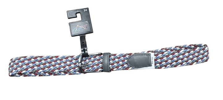 Greg Norman Men's Braided Belt - Red - Size 34 - Skorzie