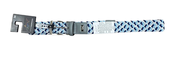 Greg Norman Men's Braided Belt - Ridgeblue - Size 34 - Skorzie