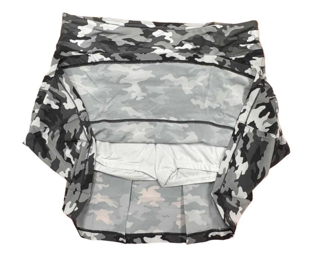 TJ Sport Pleated Tour Skort - Snow Camo - Skorzie