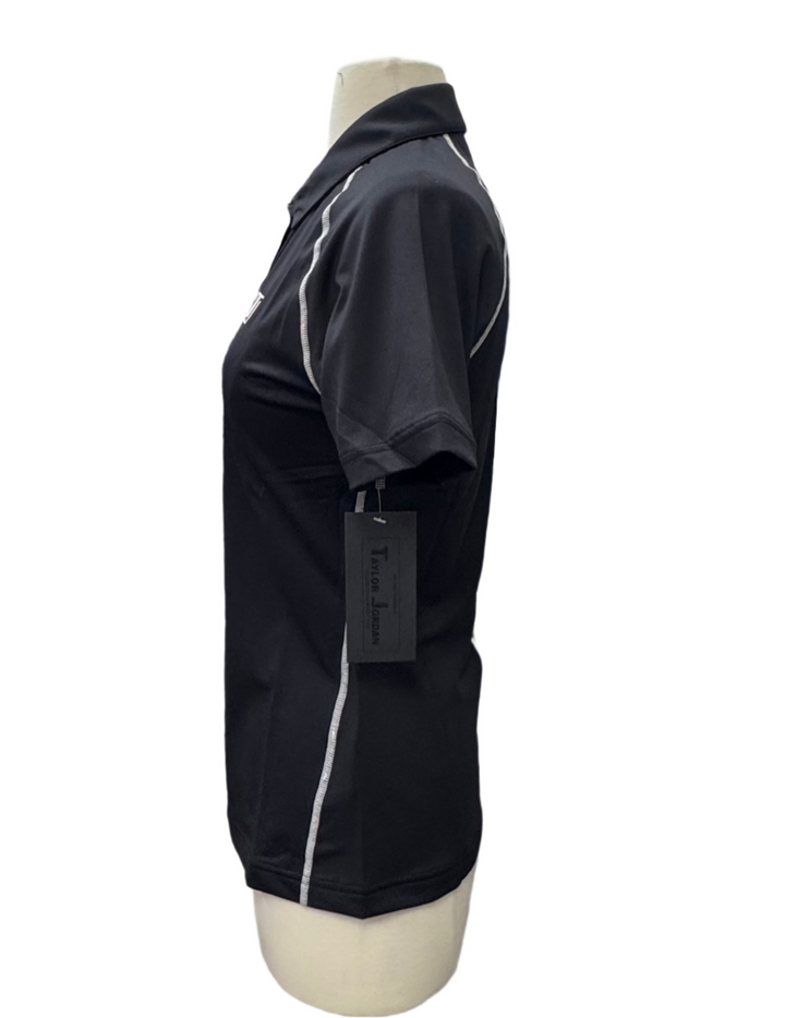 TJ Sport Four-Button Polo - Black - Skorzie