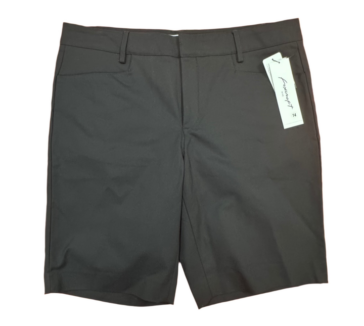 Foxcroft Shorts - Black - Size 14 - Skorzie