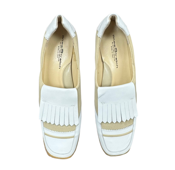 lineaStretch by Walter Genuin Shoes- Camel/White - Size 10.5 - Skorzie