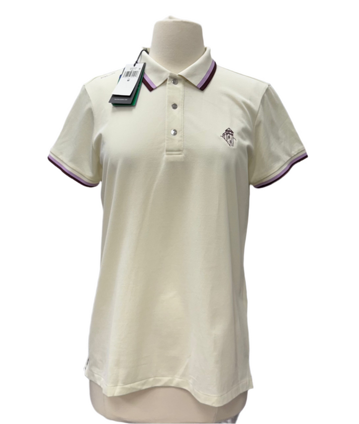 RLX Ralph Lauren Women's Tour Pique Polo - Vanilla - Medium - Skorzie