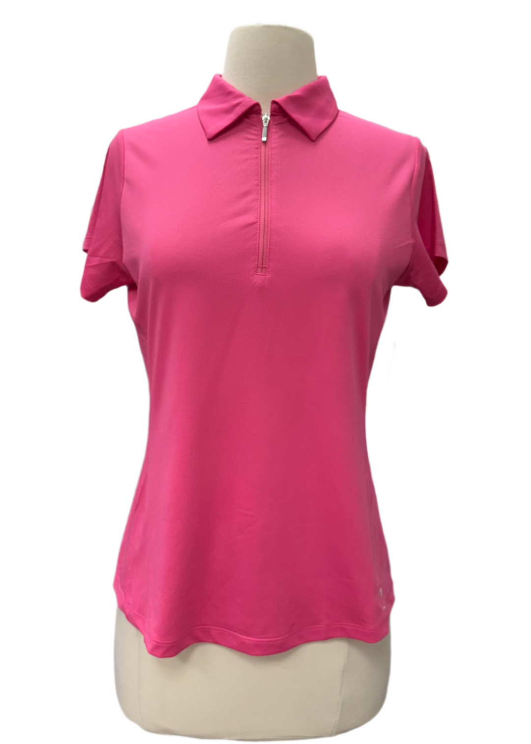 Golftini Tech  Polo - Hot Pink - Small - Skorzie