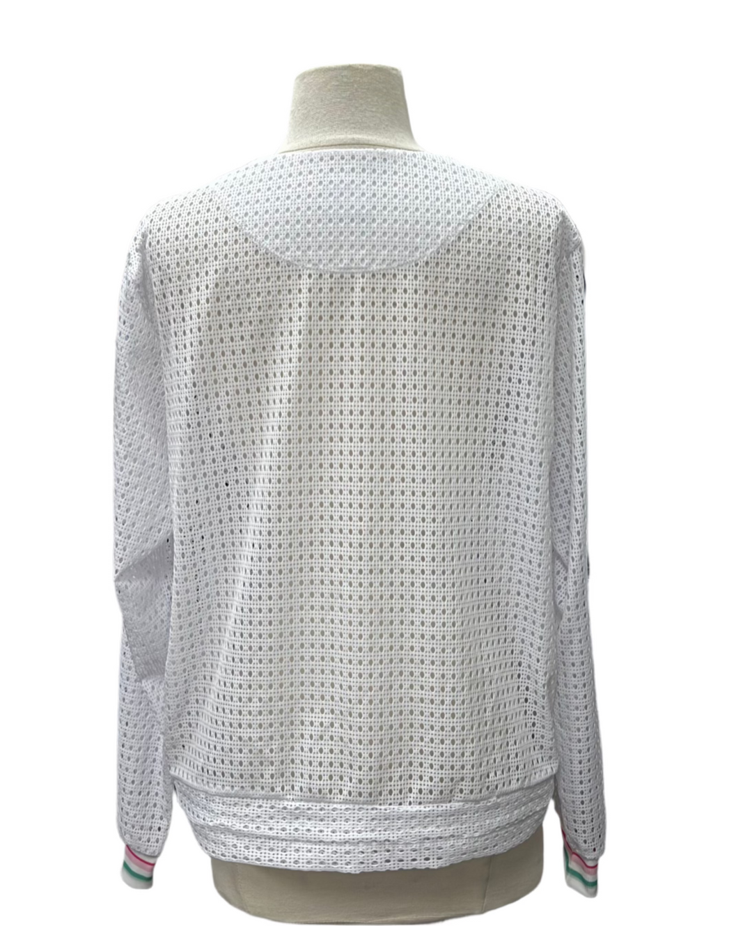 Lucky in Love Performance V-Neck Pullover - White - X-Large - Skorzie